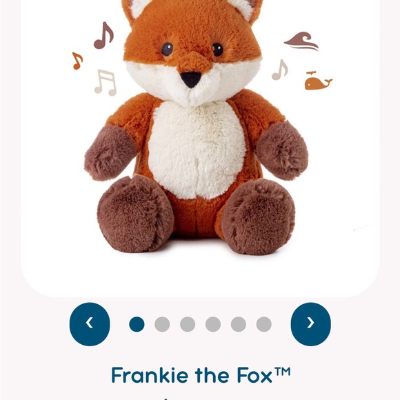 Frankie the Fox Plush Musical & White Noise Sound Machine - Picture 4 of 8